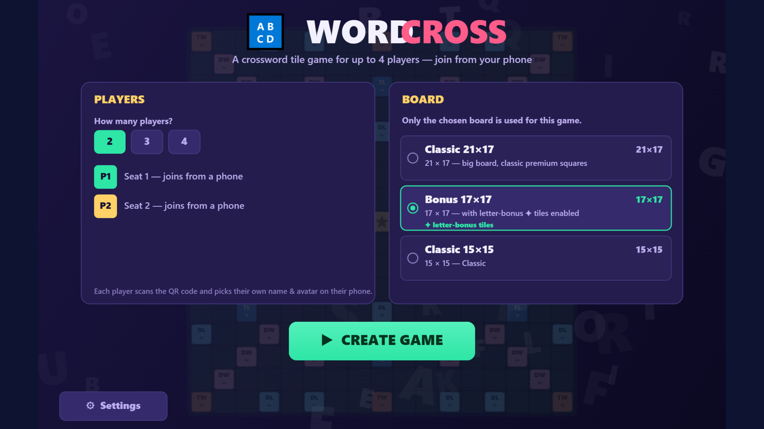 WordCross screenshot 2
