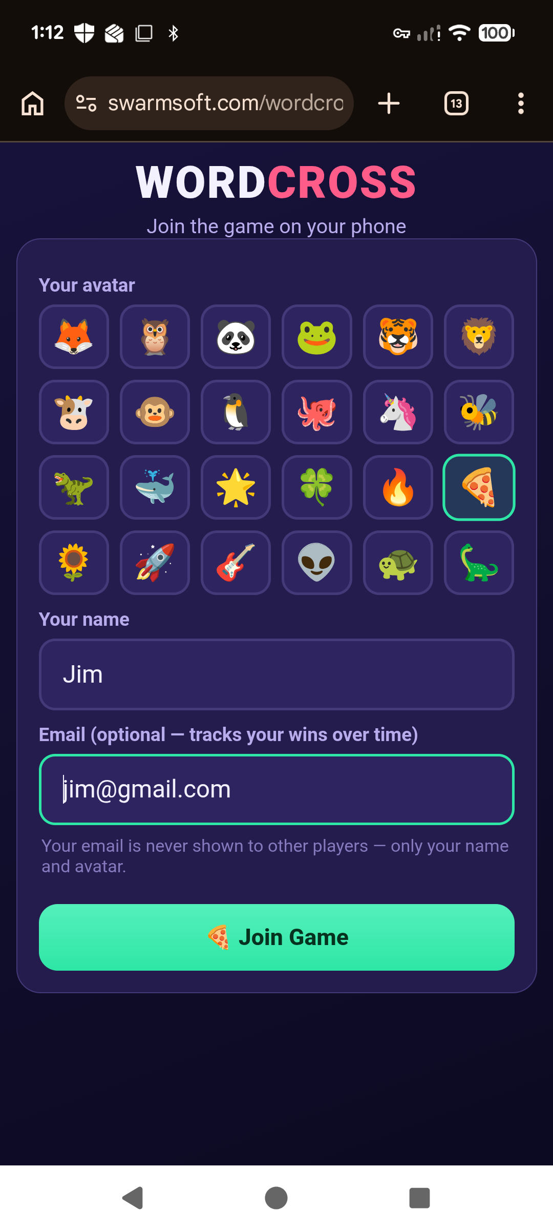 WordCross screenshot 1
